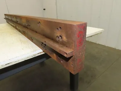 Press Brake Die 63" Long 3/8" Wide Flat U Die 50" Material 1/2" Tang