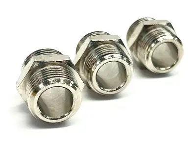 09010017 | Legris  3/8in BSPP Male Straight Adaptor 3/8 BSPP x 3/8 BSPP LOT OF 3 - New