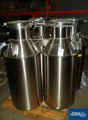 Unknown 50 GAL STAINLESS STEEL DRUMS, (20)
