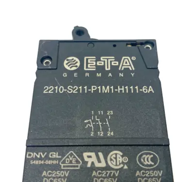USED ETA THERMAL-MAGNETIC CIRCUIT BREAKER