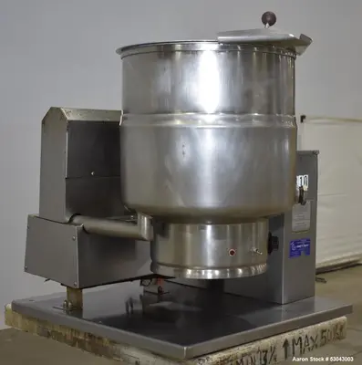 Used GROEN TDH-40 Stainless Steel Tanks Illinois US | Aaron Equipment #85149