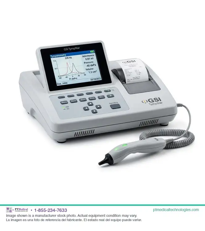 Used GSI TYMPSTAR EAR ANALYZER Audiometers / Tympanometers Texas US | PT Medical Technologies #1458438