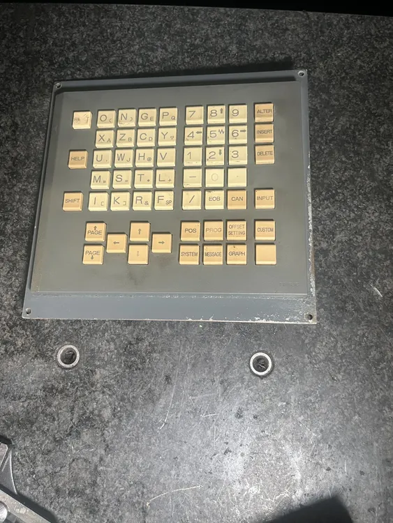 Used FANUC A02B-0281-C125#TBR Keyboards | MachineStation #946905