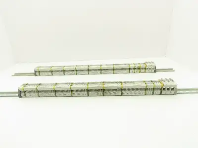 ABB Entrelec Mixed Size Terminal DIN Rails 2-Pole Lot of 165