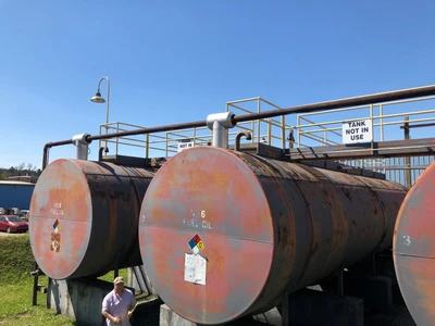 30,000 Gallon Steel Tanks