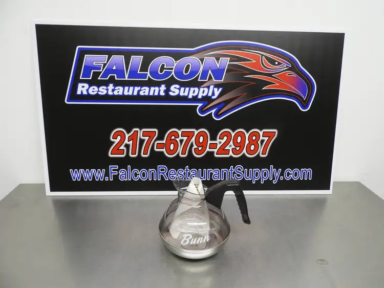 New | in-Stock Bunn New Bunn 06100.0101 64 oz. Easy Pour Coffee Decanter Carafe Coffee Equipment Illinois US | Falcon Restaurant Supply #1376522