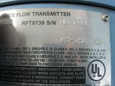 USED Micro Motion RFT9739 E4SUJ