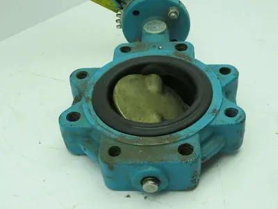 Grinnell LC-8281-3 Iron Bronze Flanged Butterfly Valve