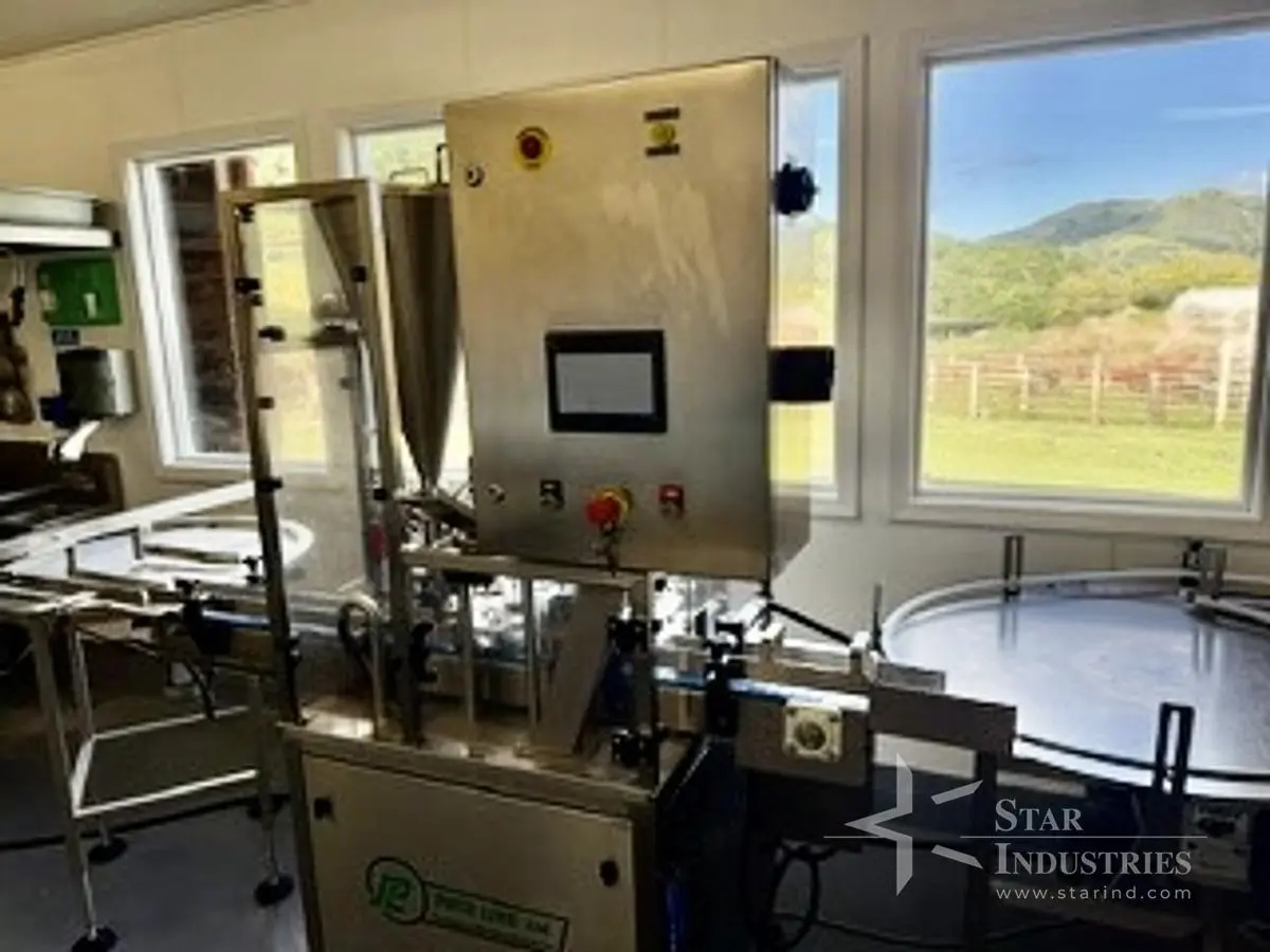 Used PACKLINE CORP. MODEL PFM FILLING & CAPPING MACHINE Liquid Fillers California US | Star Industries #1254395