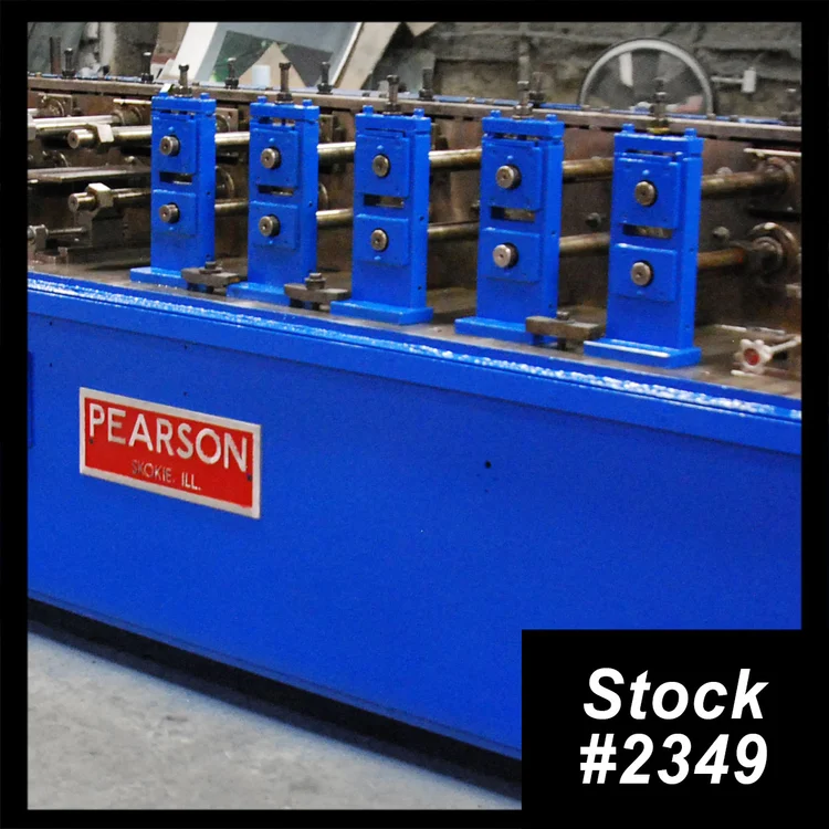 Used PEARSON 1 3/4 Roll Formers Ohio US | Universal Tube & Rollform Equipment Company #280060