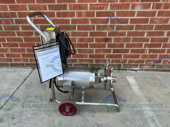 Used FRISTAM FPX732-165 CENTRIFUGAL PUMP W/STAINLESS 7 1/2 HP MOTOR, 480V, CONTROLLER Pumps | Equipment Lab #486509