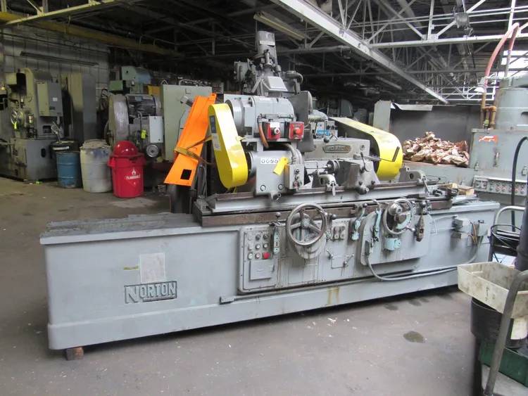 Used 1963 NORTON 14 x 48 LCTU Cylindrical Grinders Including Plain & Angle Head Michigan US | GCH Machinery #570449