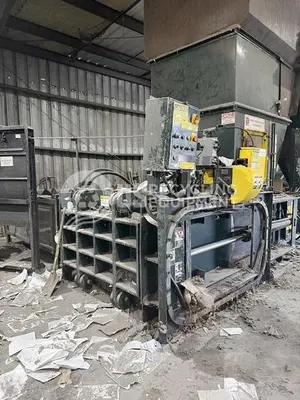 Used INTERNATIONAL BALER TR-9-75 HORIZONTAL 2 RAM BALER Balers Alabama US | US Recycling Equipment #1418984