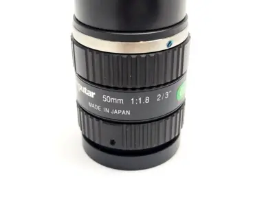 M5018-MP2 | Computar  50mm Machine Vision Lens 2/3" C-Mount f/1.8 - Used