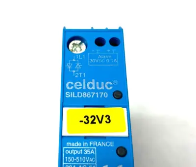 USED CELDUC SINGLE-PHASE SSR SOLID-STATE RELAY