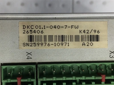 USED INDRAMAT DKCO1.1-04D-7-FW (4)-ECODRIVE AC-SERVO CONTROLLER