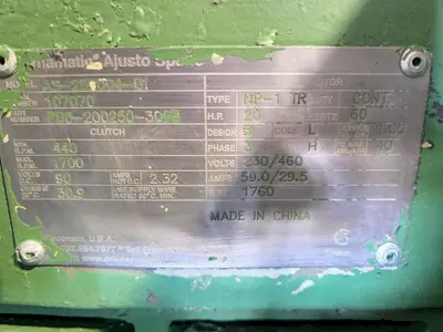 USED 1975 MINSTER P2-100-48