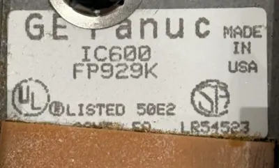 NEW BOX OF 2 GE FANUC IC600 FP929K FACE PLATES IC600FP929K