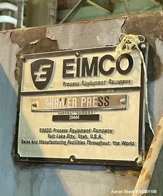 Used EIMCO _UNKNOWN_ Filter Presses Illinois US | Aaron Equipment #1241181