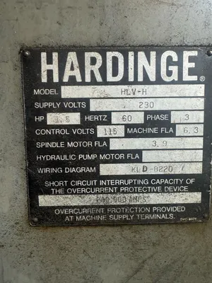 1982 HARDINGE HLV-H Precision Lathe | RELCO MACHINERY (1)