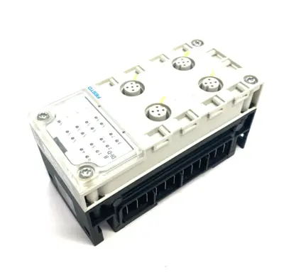 USED FESTO MANIFOLD BLOCK 195704, W/ CPX-GE-EV INTERLINK BLOCK