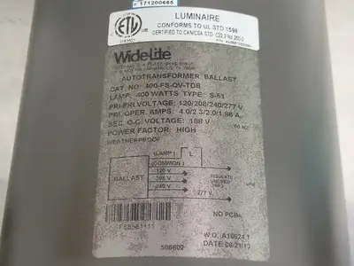 NEW WIDE-LITE 400-FS-QV-TDB