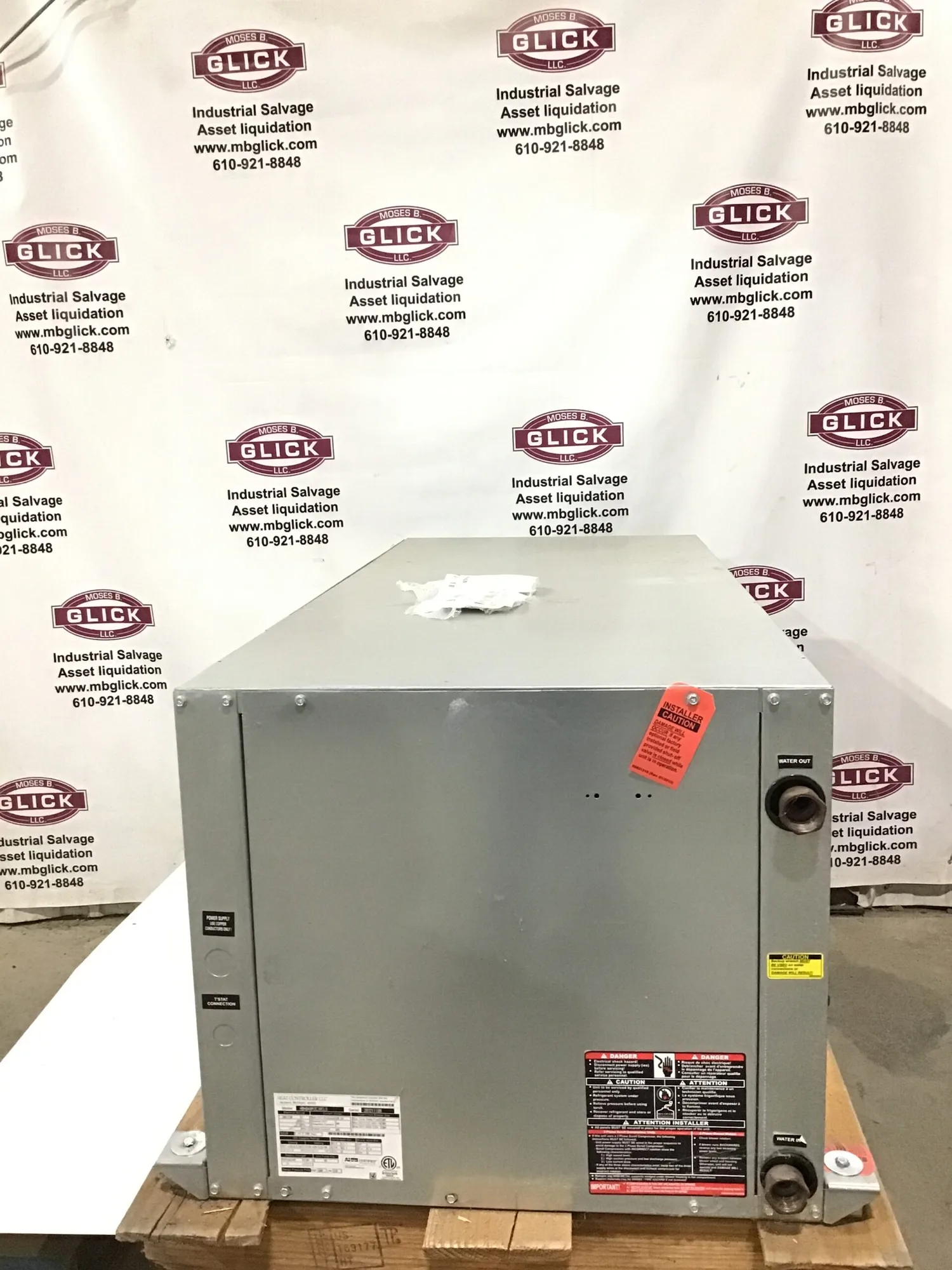 Heat Controller LLC HBH048A3C30CLS Water Source Heat Pump 3PH