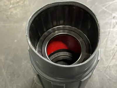 REDHOT 2 1/2" Threaded PVC-Coated Conduit Coupling (Box of 13)