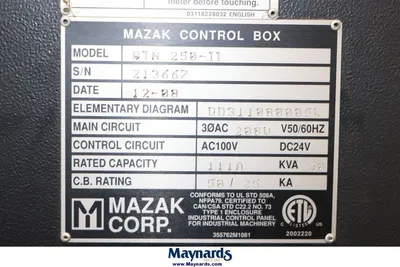 USED 2008 MAZAK QTN-250 II