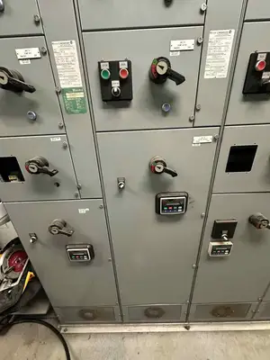 MCC Section w/ 31 x Buckets & 6 x VFD's