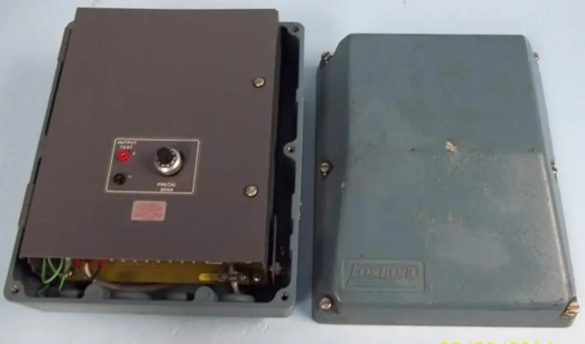 QTY. 1. FOXBORO MAGNETIC FLOW TRANSMITTER MODEL: E...