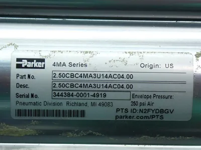 New | in-Stock PARKER 2.50CBC4MA3U14AC04.00 Pumps Ohio US | HGR 24 #1016785