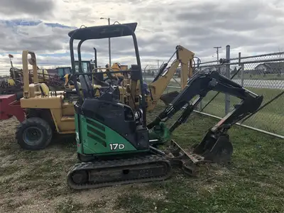 Used 2014 DEERE 17D Crawler Excavators - Mini Michigan US | NAS Sales #1557814