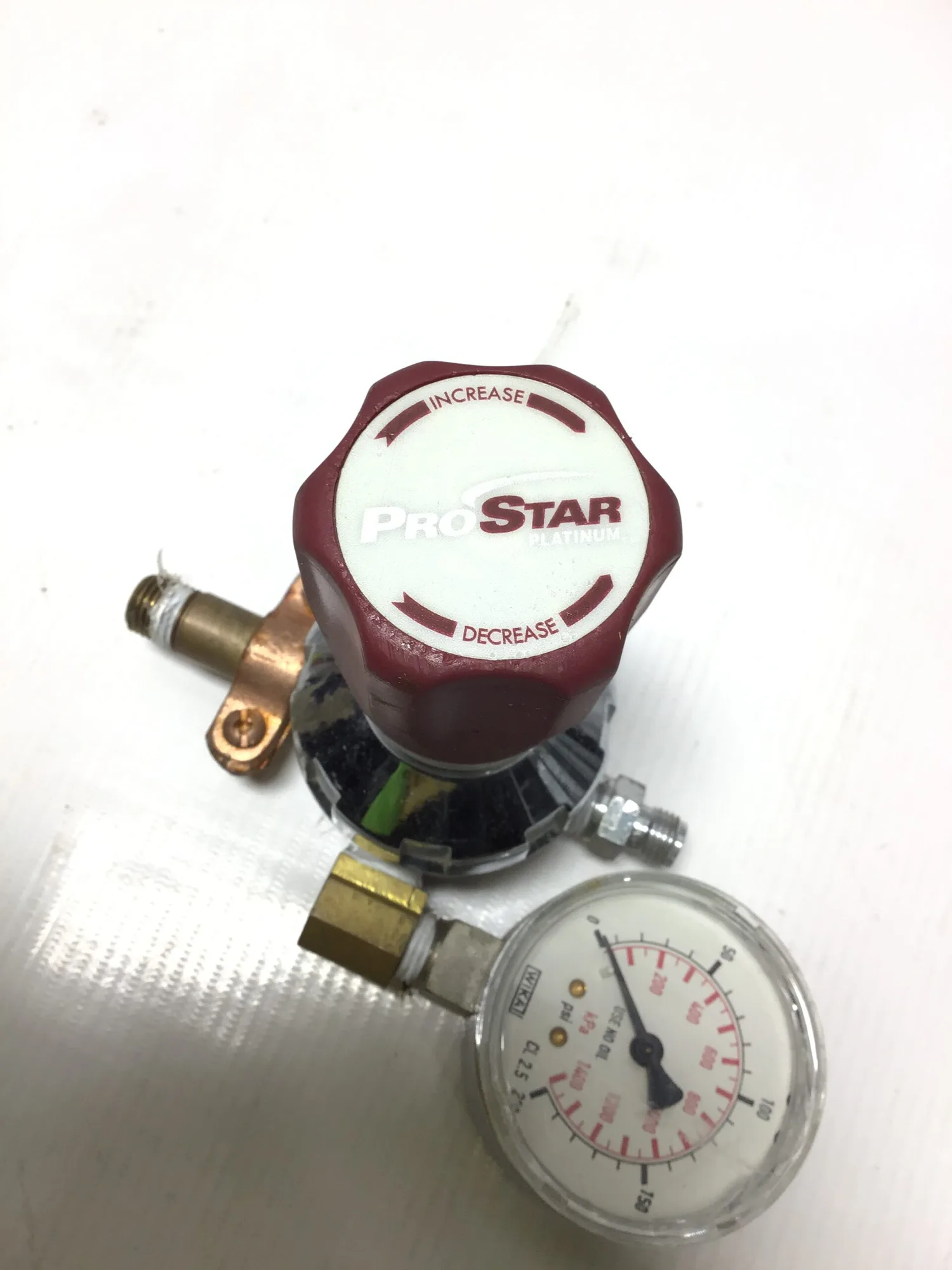 Prostar PRX20530-20630 Stainless Steel Gas Regulator 0-120PSI Output