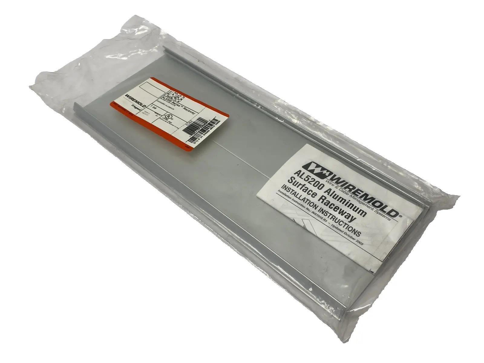 NEW WIREMOLD ALUMINUM BLANK COVER PLATE