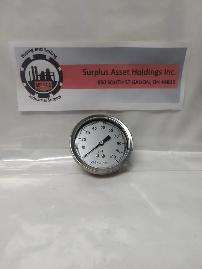Used ASHCROFT Q-8962 Universal Pressure Meters Ohio US | Surplus Asset Holdings #1239555