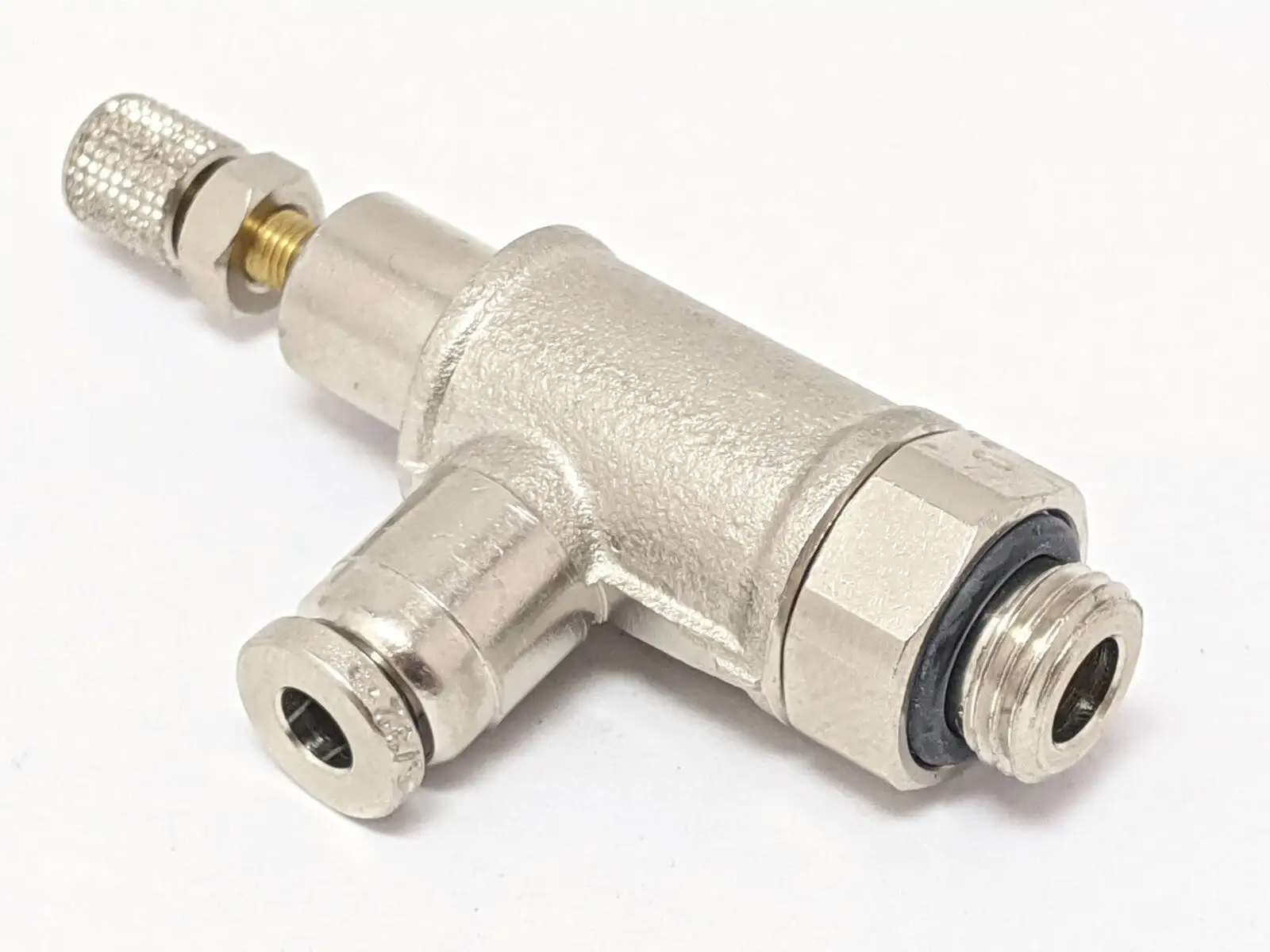USED NUMATICS WORLD THREAD FLOW CONTROL VALVE 5/32” TUBE 1/8”
