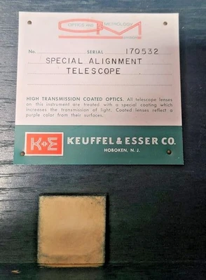 KEUFFEL & ESSER GA-10994 Special Alignment Telescope