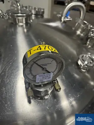 USED Precision 600 Liter Precision Stainless Reactor, 316L S/S, 45/100#