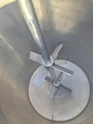 Tank, 500 Gallon, Stainless Steel, Jacket, Agitated, Crepaco #5991236