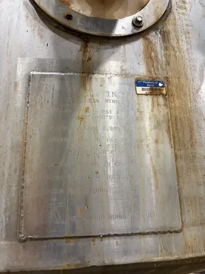 Used 2009 TANK STAINLESS STEEL 3840 Gallon Stainless Steel Tanks New Jersey US | Perry Equipment #1398507