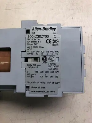 USED ALLEN-BRADLEY 100-C30Z*00