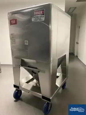USED TOTE Systems 48" x 42" x 40" Tote Systems Stainless Steel Transfer Bins