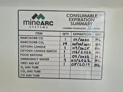 Used 2017 MINEARC MS-SD3-16-SIV Protection Chambers British Columbia CA | Lenmark #1442962