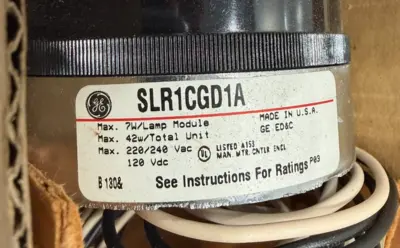 NEW GE SLR1CGD1A LIGHT TOWER 220/240VAC 120VDC