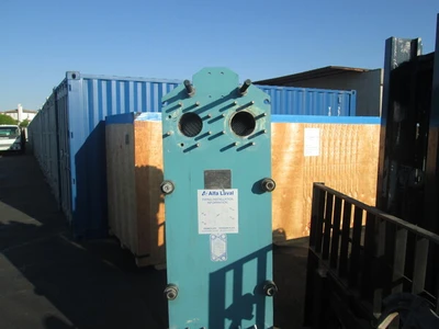 380 sq.ft., Tranter, M15-FFM, Superchanger heat exchanger, Stainless Steel, 100 psi