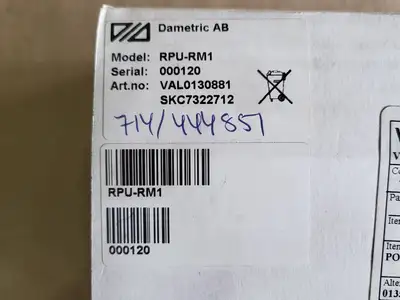NEW DAMETRIC RPU-RM1