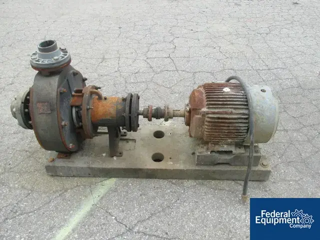 Used Wanner Engineering 4" x 3" Stan-Cor Centrifugal Pump, Type A40, Kynar Pumps Ohio US | Federal Equipment Company #125970