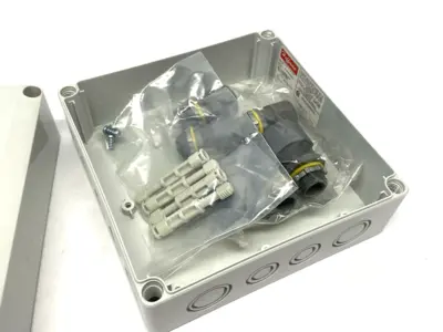 New | in-Stock Hoffman QLine E Enclosure, Polycarbonate, 7" x 7" x 4" Electrical Boxes Michigan US | Maverick Industrial Sales #1391863