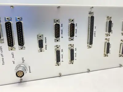Used F&K Delvotec Wire-Bond Control Chassis Card Cage AD14A PSE-KRT02130 Semiconductor Parts Michigan US | Maverick Industrial Sales #1392482